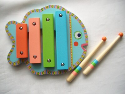 DJECO*Kinderspielzeug*Musikinstrument*Xylophon*ANIMAMBO*Holz*bunt