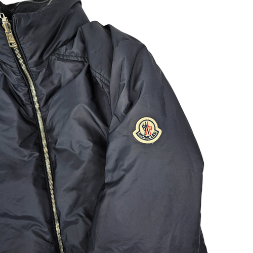 Giubbotto piumino reversibile Moncler Peclet uomo marrone navy taglia 1 - Foto 8 di 14