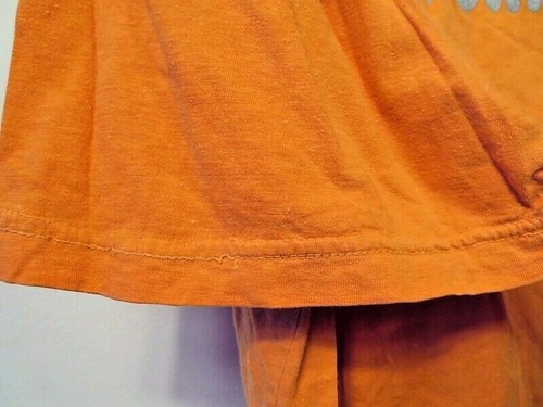 N.o 1990 Camiseta Naranja PUNK ROCK Grunge Top TEJEDORES Calce Suelto Retro HAZLO TÚ MISMO M - Imagen 10 de 12