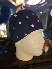 Patriotic Red White and Blue Handmade SURGICAL SCRUB CAPS