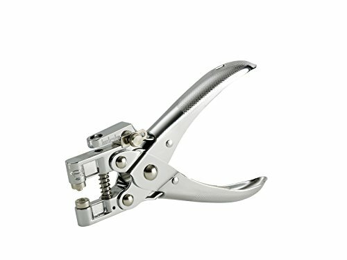 Rexel 20220049 Perforatore Occhiellatrice Cromo Fora ed Inserisce (M5U)