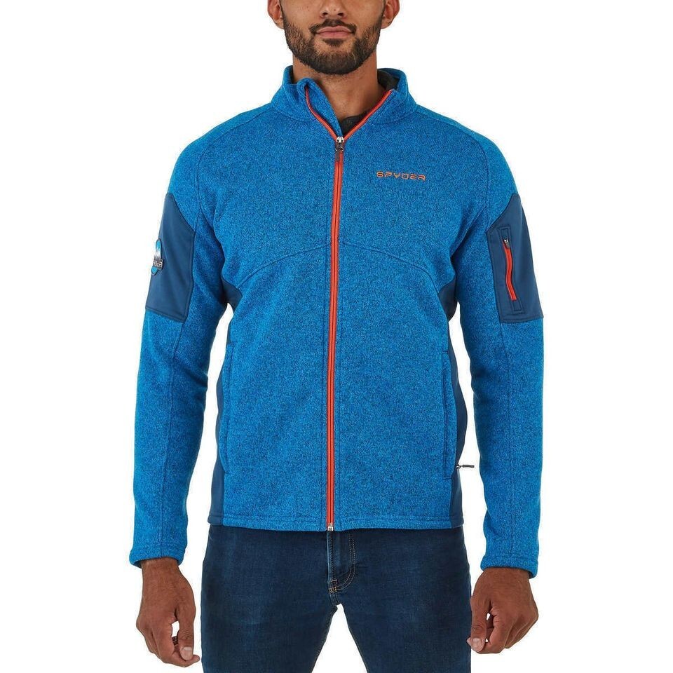 Spyder Mendoza - Chaqueta con cremallera completa para hombre, color Spyder Mendoza - Chaqueta con cremallera completa para hombre, color