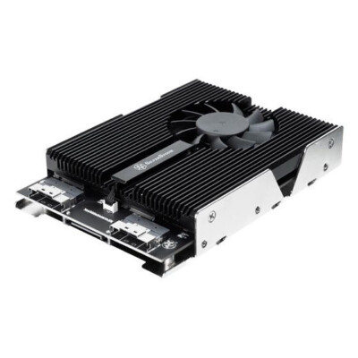 Silverstone SDP13B QUAD PCIe NVMe M.2 SSD 3.5inch Bay MOUNTING LED Adapter