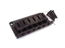 True Custom Shop Black Hardtail Bridge for Modern Fender Strat or Telecaster