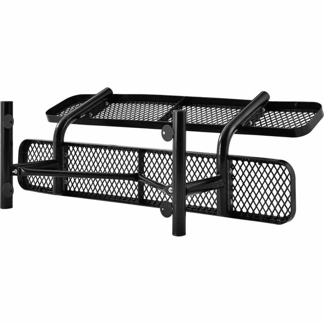 Hampton Bay Aubrey Outdoor Bench Weather/rust-resistant Metal Steel