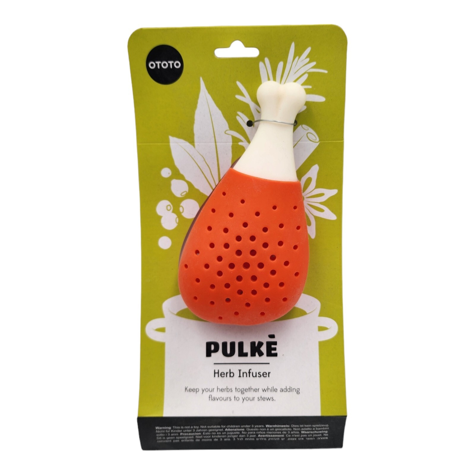 OTOTO Pulke Drumstick Shaped Silicone Herb and Spice Infuser for sale
