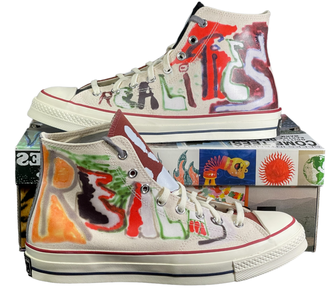 Converse Chuck 70 Hi x Come Tee Realms Realities Mens Sneakers 173121C-image