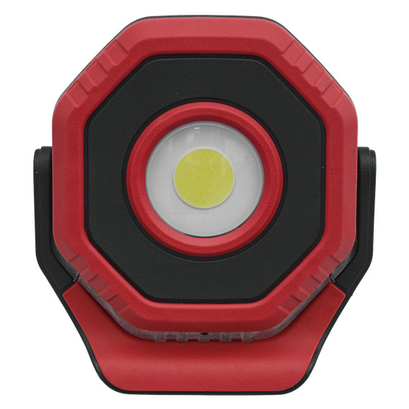 Sealey LED700PR, Rechargeable Pocket Magnetic Floodlight 360° 7W COB LED - Red