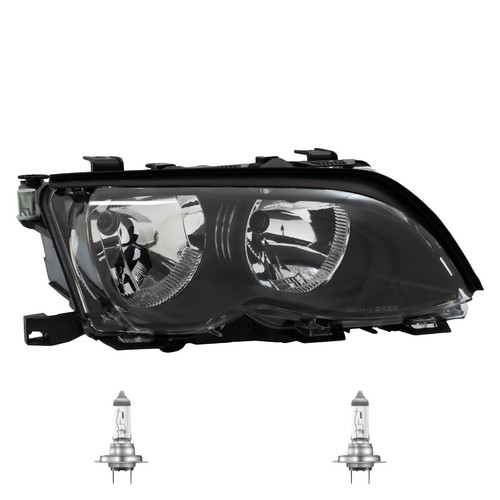 Pareja De Faros Delanteros Halógenos Para BMW E46 Serie 3 2001-2005 - Con Regulación Electrónica (LWR)