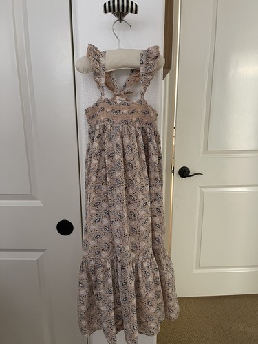 Nwt Louis Louise Paris Paisley Misha Floral Boho Bonpoint Maxi Dress Pink 8 10 - Picture 2 of 17