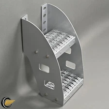 10" Aluminum Semi Truck Frame Step For Peterbilt Kenworth Freightliner Volvo