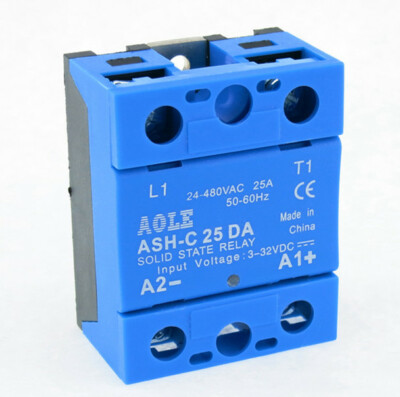 1pcs 25A small solid state relay ASH-C25DA DC-AC 3-32VDC