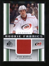 RYAN MURPHY 2013/14 13/14 SP GAME USED ROOKIE RC WORN JERSEY AF2577