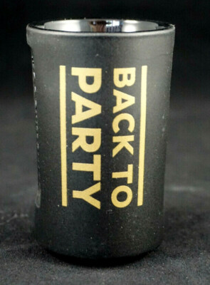 Jägermeister Kräuterlikör Shot Schnapsglas Matt Schwarz Back To Party 2cl NEU 