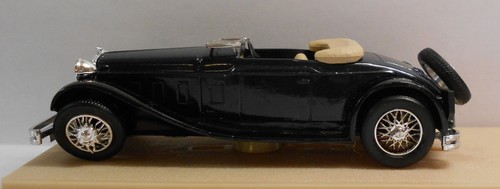 Eligor 1/43 Scale Diecast Model 1038 DELAGE D8 1934 CABRIOLET OVERT BLACK - Picture 2 of 4