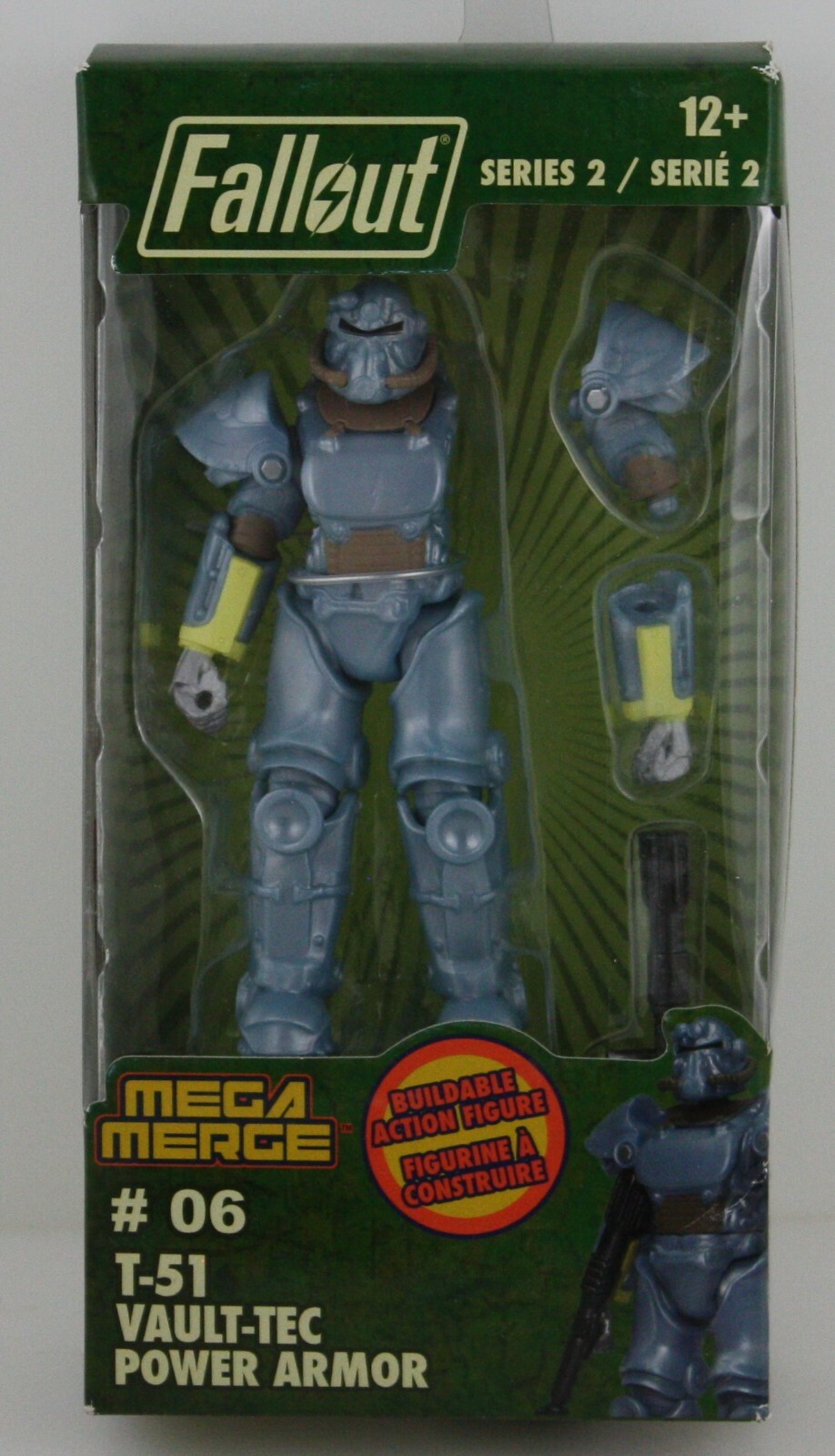 Fallout Mega Merge Series 2 T 51 Vault Tec Power Armor Glyos Action Figure For Sale Online Ebay