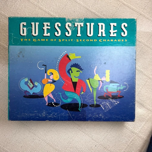 Vintage Guesstures - Milton Bradley 1990 - Charades Gestures Party