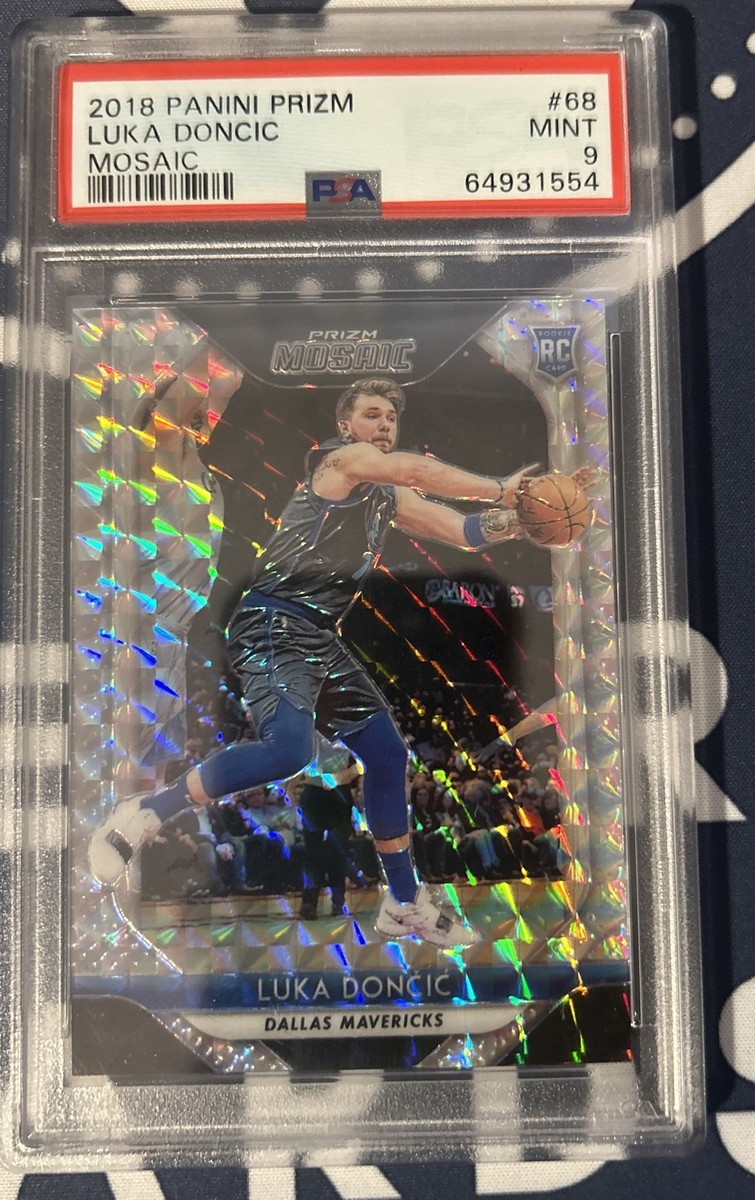 2018-19 Panini Prizm Mosaic Luka Doncic Rookie Card Silver