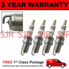 4X DOUBLE IRIDIUM SPARK PLUGS FOR VOLKSWAGEN POLO 1.8 GTI 2005-2009