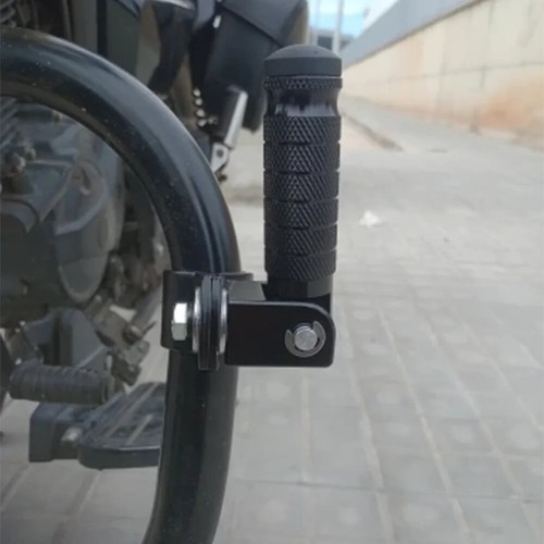 1 Par de Pedales Universales Motocicleta Reposapiés Plegados Escalera Motocicletas Ciclomotores Lo último - Imagen 2 de 23