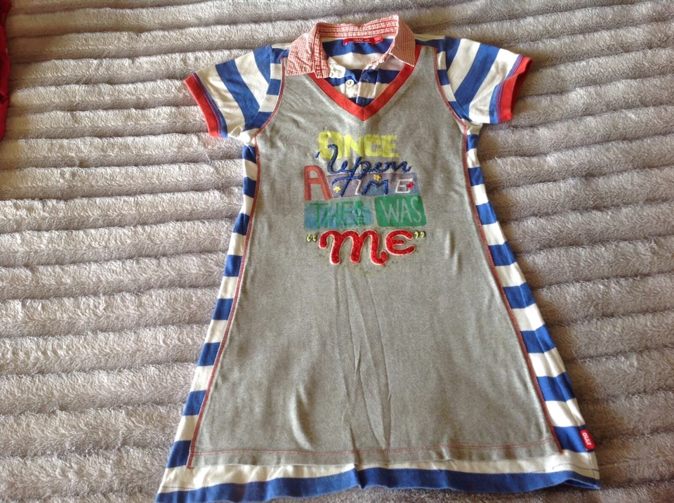 Oilily 8 Ans Robe T-shirt Polo Manches Courtes - Photo 1/4