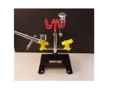 New Table Top AIRBRUSH HOLDER Station Stand Holds 4 Airbrushes Swivel Tilt Set