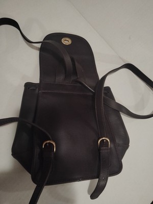 Leather Backpack dark brown made in Korea #101-78 Leather Backpack Dark Brown Made In Korea # 101-78 | eBay main image 3