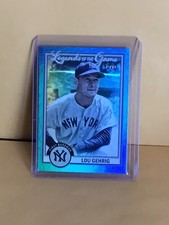 2023 Topps Series 2 Legends of the Game #LG-11-Lou Gehrig Blue Foil & Base Yanks