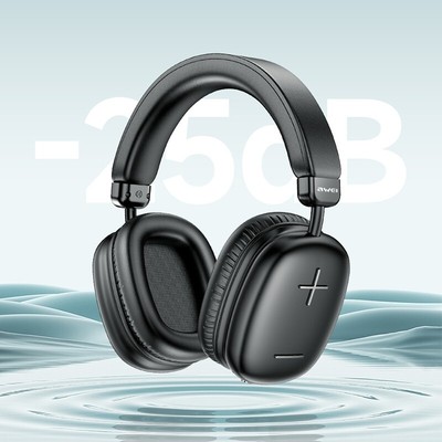 Awei AT6 Bluetooth 5.4 Wireless Stereo Kopfhörer HiFi Over Ear Headset Mikrofon