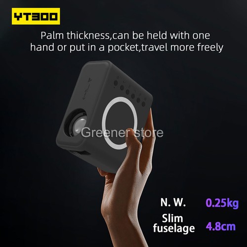 Portable Projector 1080P LED Mini Home Cinema Movie Theater Projector Multimedia - Picture 9 of 18