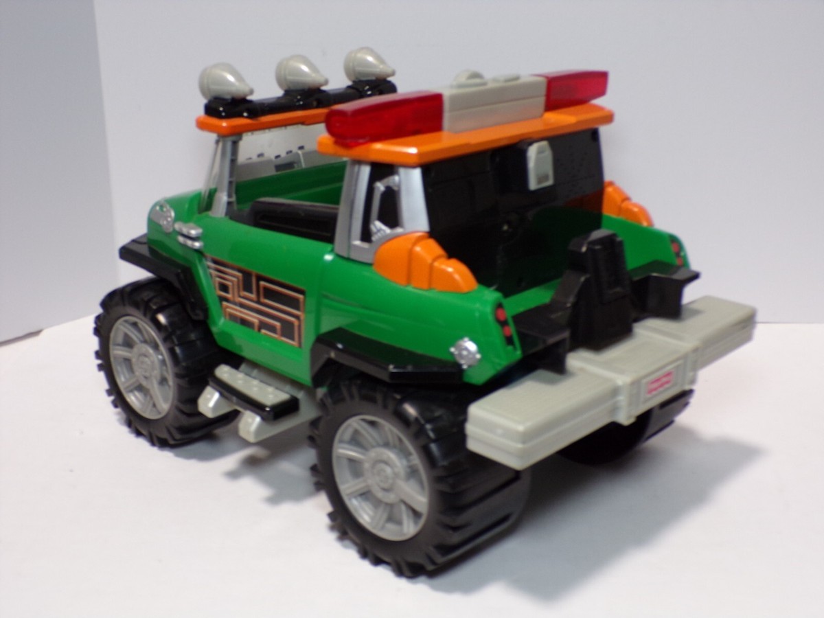Rescue Heroes Robotz ATV Jeep Green Vehicle Fisher-Price 2004