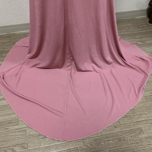 Prom Ball Long Dress Fairy Strapless Beaded Sequins Sheer Back Side Slit XS/S - Picture 11 of 17