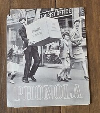 Depliant Phonola Saronno Milano TV Radio Televisione 1960 Giradischi Tecnologia