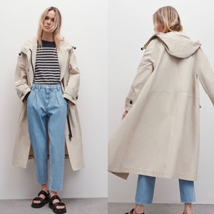 zara oversized trench coat
