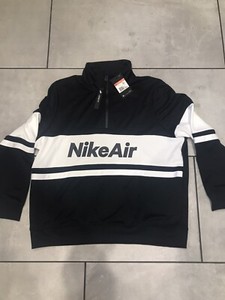 black nike half zip jacket