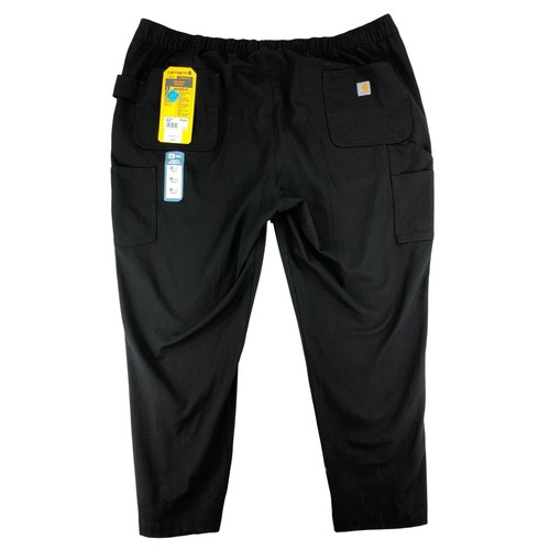 Carhartt BN6194-W Women's Force Ripstop Work Pant 2X Black Relaxed Fit Utility