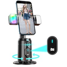 Auto Face Tracking Tripod, 360  AI Face Tracking Phone Holder with Remote, No...