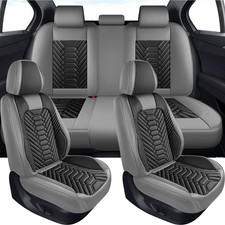 For Chevrolet Silverado Gmc 1500 2500hd3500hd Leather Car Seat Cover Full Set