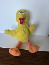Big Bird Plush 1986 Muppets 13  Playskool Sesame Street Vintage USA Prelove