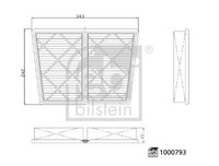 Febi Bilstein Luftfilter 1000793 Filtereinsatz FüR Alfa Giulia Stelvio 952AAM24