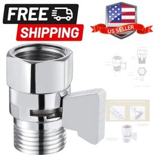 Shower Head Flow Control Valve, Solid Brass Water Flow Regulator with Adjusta...