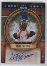 2022 Diamond Kings Signature Portraits Holo Blue 6/25 Andy Pettitte Auto 03hd