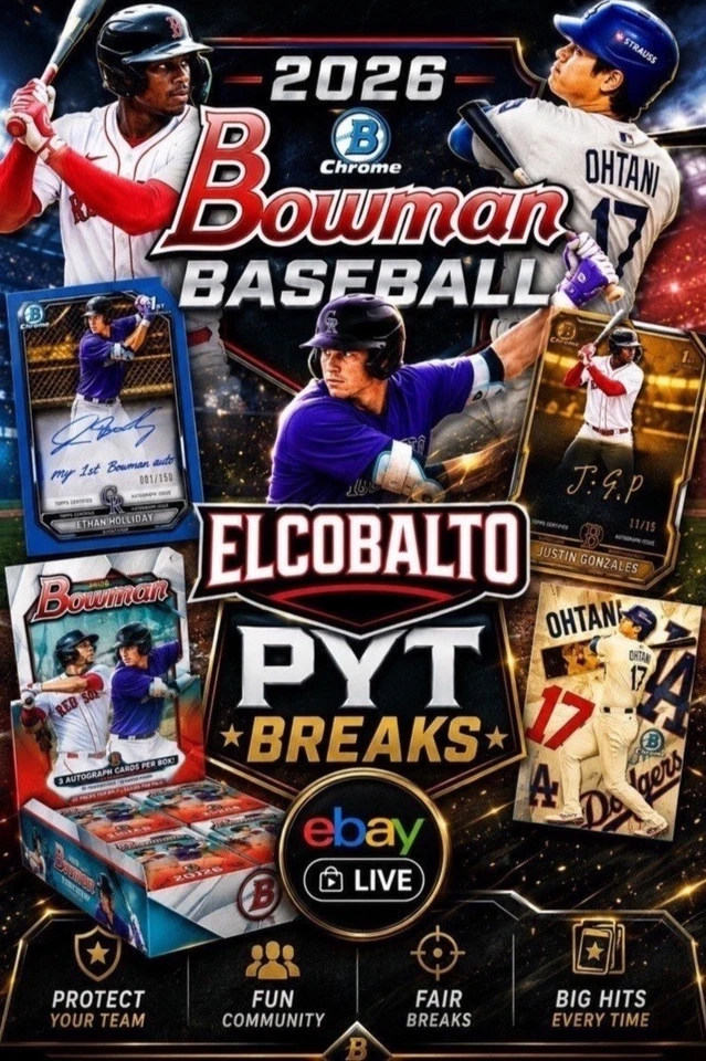 2026 BOWMAN BASEBALL JUMBO PYT BREAKS w/ COACH