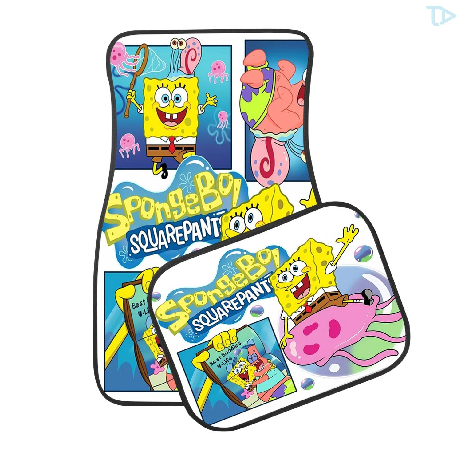 SpongeBob Car Floor Mats Set