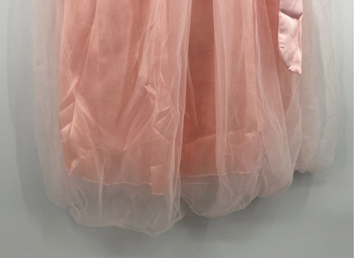 NNJXD Girls Pink Pageant Embroidery Ball Gown Size 150 - Picture 3 of 11