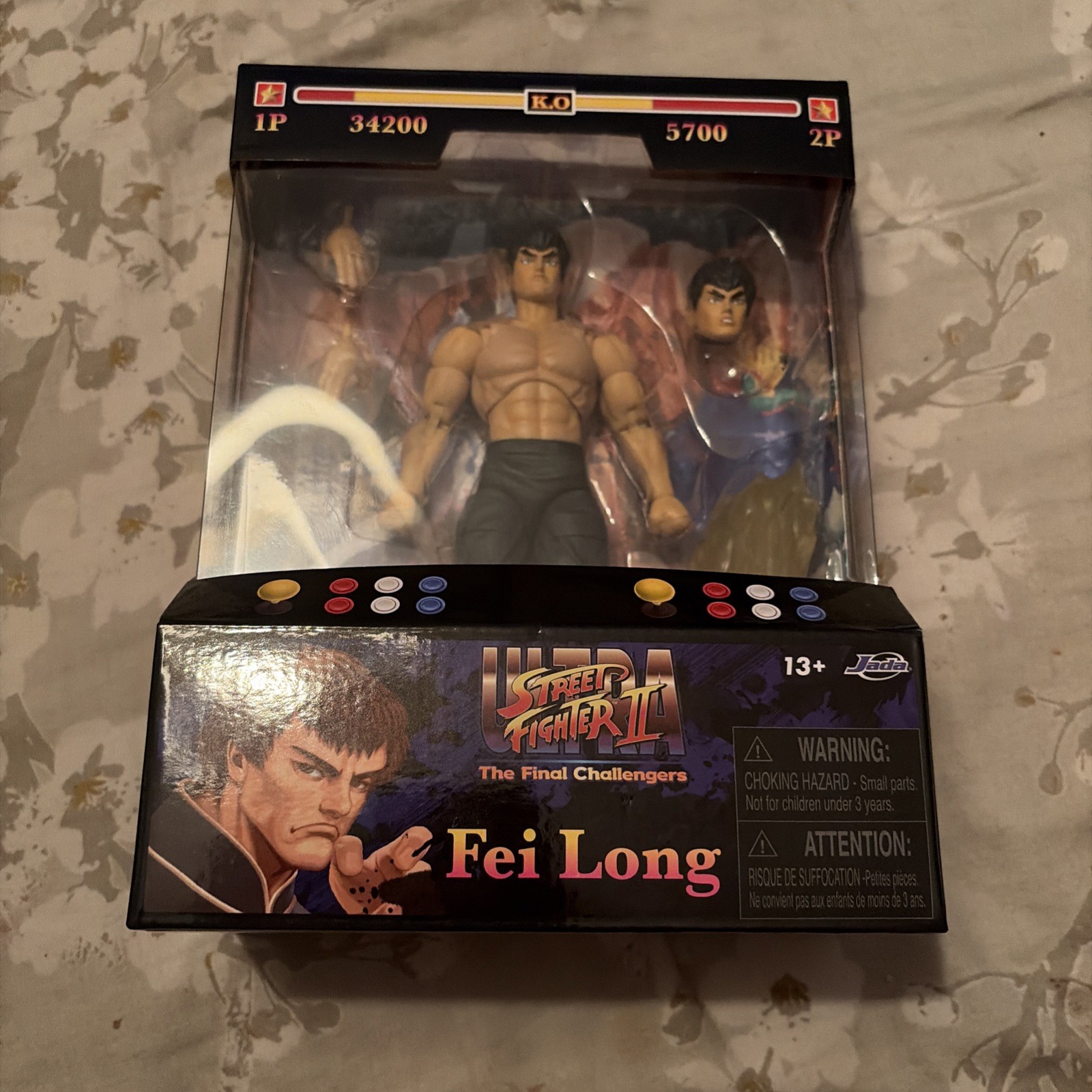 Articulated Figurine JADA Ultra Street Fighter II The Final Challengers Fei Long