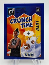 2025 WNBA Donruss JEWELL LOYD Blue Press Proof Crunch Time #2 Aces