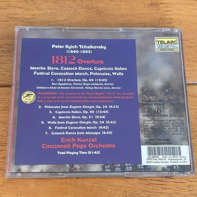 Tchaikovsky – 1812 Overture CD Classical Orchestral Telarc CD