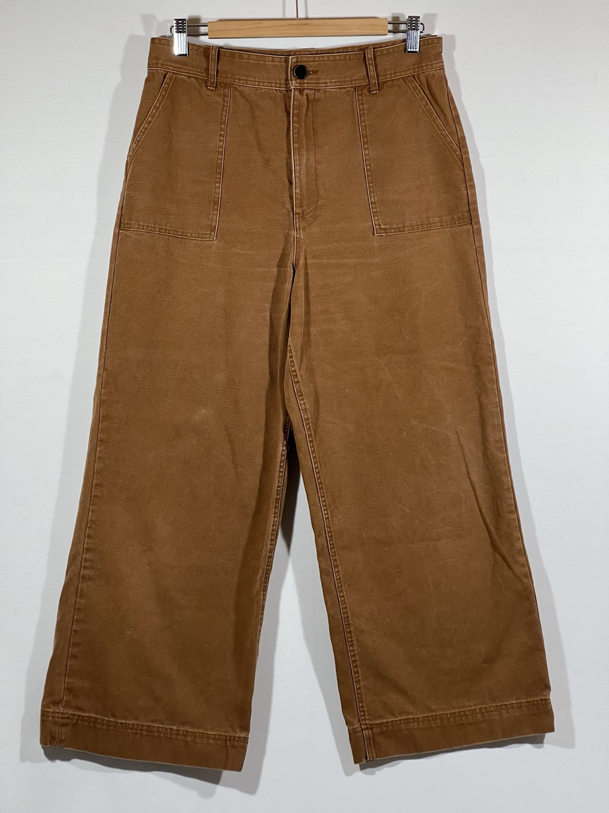 Frye Nadia Pants Womens 30 Wide Leg High Waist Minimalist Modern Chic Style