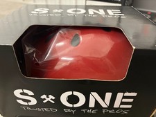 S One lifer helmet Scarlet Red Medium roller skate derby blades skateboarding